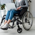 MY MIRONEY 2PCS Black Wheel Replacement Glide Caps for Wheelchairs, Walkers, PVC Front Wheels with Mounting Screws