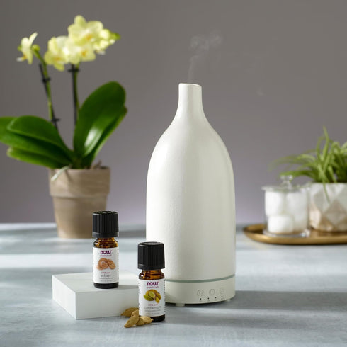 NOW Essential Oils Vetiver Oil, 100% Pure Woodsy Aromatherapy Scent, 10-mL, Child Resistant Cap