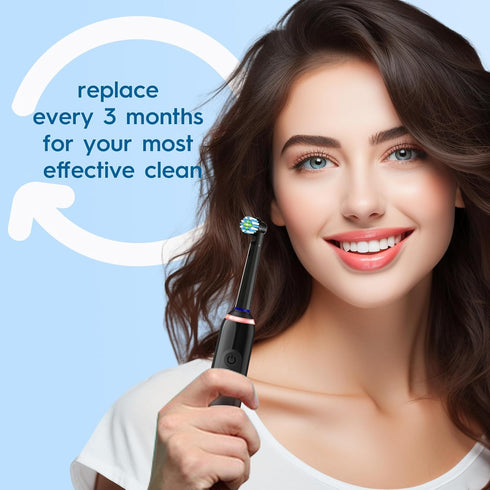 Replacement Brush Heads for Braun Oral B Pro 1000/7000/9600/5000/3000, Compatible with Genius X and Smart 1500