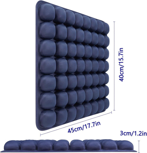 18 16'' x1'' SUNFICON Air Seat Cushion Inflatable Seat Cushion Portable Car Seat Office Chair Wheelchair Pad Anti