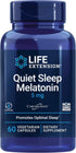 Life Extension Quiet Sleep Melatonin, 5 mg, 60 Capsules for Healthy Circadian Rhythms