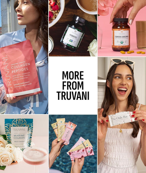 Pack 20g 8 Packets Truvani Vegan Pea Protein Powder | Sample | Organic Plant Based Protein | Single Serving | Keto |