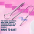 Tongue Scraper, 2 Pack, 100% Stainless Steel, Easy to Use for Oral Care & Hygiene with Natural Cotton Bag.