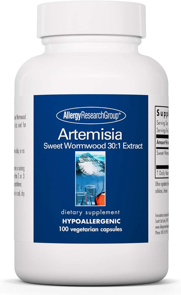 Allergy Research Group Artemisia Dietary Supplement - 100 Count, Sweet Wormwood Extract, Vegetarian