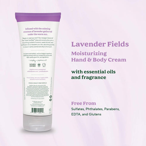 South Of France Hand & Body Cream - Lavender Fields, 2 Tubes