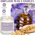 6 Pack Scented Candles for Home - Aromatherapy Gifts Set for Women, Lavender Candle, 37.8 oz