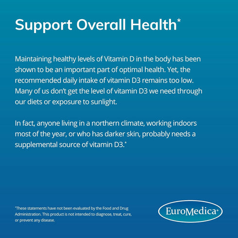 Euromedica Vitamin D3 5000 IU, 90 Chewable Tablets, Mixed Berry Flavor - Supports Strong Bones, Teeth & Immune Function