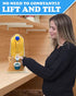 Skywin Wood Laundry Detergent Holder & Drip Tray Catcher, Wood Soap Dispenser, Laundry Bottle Stand, Organizer.