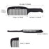 HYOUJIN 901 Black Carbon Flat Top Clipper Comb, 230? Heat Resistant Hair Cutting Combs for Clipper-cuts