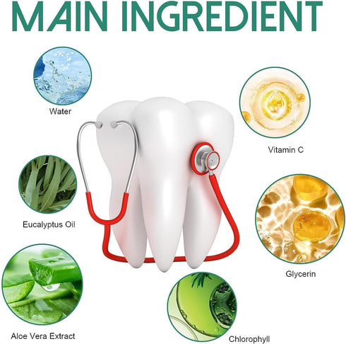 DentiZen Gum Relief Drops, 2Pcs Gum Treatment for Receding Gums, Oil Pulling for Teeth and Gums