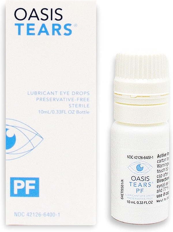Oasis TEARS OT6400 PF Preservative-Free Lubricant Eye Drops Dry Eye Relief |
