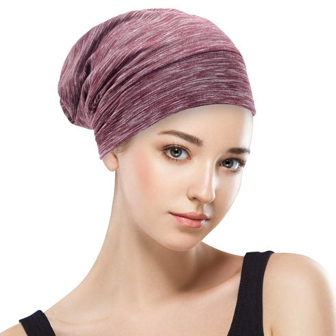 Silk Satin Lined Bonnet Sleep Cap, Adjustable Hair Wrap Cover for Curly Hair Protection for Women and Men