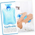 Transparent Blue Hot Water Bottle Portable Reusable Thick Hot Water Bag for Winter Hand Warmer Household Heating Pad