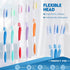 150 Pieces Individually Wrapped Toothbrushes, Manual Disposable Travel Toothbrush, Medium Soft Bristle, Multi Color