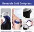 Neck Cooler for Hot Weather - Reusable Ice Pack Neck Cooling Device for Pain Relief (White Blue)