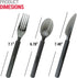 3X Heavy Duty Plastic Knives Individually Wrapped, 100 Pack Black Disposable Plastic Knives Bulk, Perfect for Catering