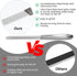 Metal Nail File with Case, Ymapinc 2 Pack Stainless Steel Double Sided Grit Nail Files with Leather Cases