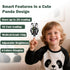 mekaaoo (2+), 20 Panda Pediatric Pulse Oximeter for Kids Children Oxygen Monitor Fingertip with Memory, Blood Oxygen