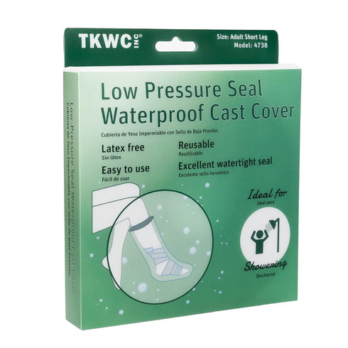 Water Proof Leg Cast Cover for Shower - Watertight Foot Protector (Half Leg, Soft)