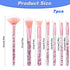 7 PCS Cute Crystal Sparkles Makeup Brushes Set, Blush, Foundation, Eye Shadow, Eyebrow, Concealers, Professional Pack