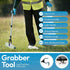 2024 Upgrade PowerGrip T9 Grabber Reacher Tool, 32" with Magnet, Wide Jaw, Foldable, Steel Cable, 96 Grip Points