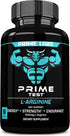 Prime Labs L Arginine Nitric Oxide - 1500mg L-Arginine - Supports Blood Flow, Energy, Strength, Endurance - 60 Capsules