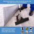 Extendable Salon Broom, ForPro Professional Collection Non-Scratch Rubber Bristles, Aluminum Handle Adjustable to