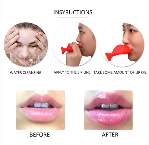 Lip Plumper Device, Soft Material Lip Filler Beauty Pump Tool for Natural Pout Enhancement