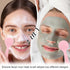 Silicone Manual Facial Cleansing Brush Skin Friendly Face Cleaning Scrubber Silicone Face Scrubber Exfoliating Brush for Exfoliating, Massaging, Remove Blackheads, Makeup Skincare Removal