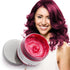 Pink Red Hair Color Wax, Temporary Hairstyle Cream 4.23 oz for Party, Cosplay, Halloween, Daily Use, Clubbing