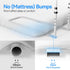 Josmimic 300LBs Bed Rails for Elderly Adults Safety - Adjustable Flat-Tube Design Bedrail for seniors with Storage