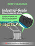 KEMANO Heavy Duty Deck/Pool Scrub Brush - Industrial-Grade Silicon Carbide Bristles & Reinforced Frame for Patio, Wood