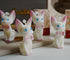 T-shin Candle,100G Cat Shaped Scented Cute Jiji Cat Animal Aroma Soy Wax Decorative Candle for Table Photo Prop