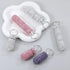 Bling Pill Case, Portable Travel Container with Rhinestone, Waterproof Small Holder with Keychain for Outdoor Camping