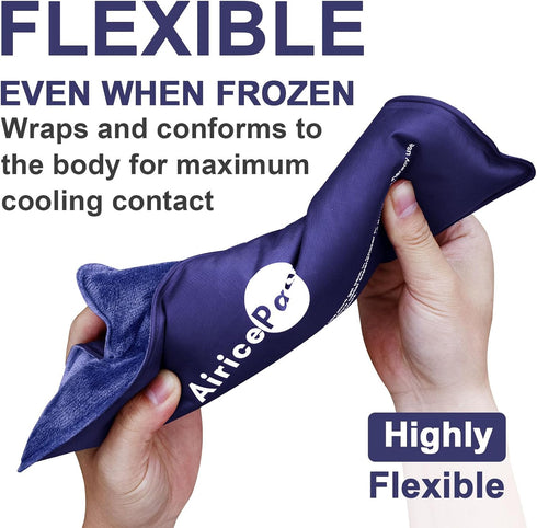 Ice Packs for Injuries Reusable, 10”x 14” Gel Cold Pack for Pain Relief, Cold Compress Therapy