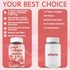 2Pack Sugar-Free Hydrolyzed Collagen Gummies - 1500mg Protein with 5000mcg Biotin & Vitamins for Skin, Hair & Energy