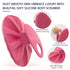 Silicone Body Scrubber, Gentle Exfoliating Shower Bath Wash Brush for Sensitive Skin, Easy to Clean, 1 Pack, Pink