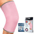 Doctor Developed Knee Brace, Knee Support, Compression Sleeve & Handbook, Relief for Arthritis, Pink, Size L