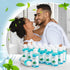25 Travel Size Mouthwash Bulk Mini Bottles, 1.2oz/35ml Fresh Mint Portable Mouthwash for Toiletry Kits
