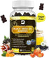 Black Seed Oil & Sea Moss Gummies, Organic Irish Sea Moss with Black Seed Oil, Immune Support, Joints, Digestion