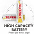 Tenergy AA Rechargeable Battery NiCd 1000mAh 1.2V, 12 Pack