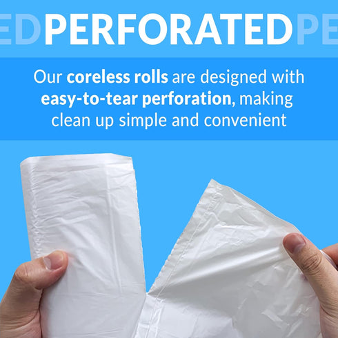 Reli. SuperValue 33 Gallon Trash Bags, 50 Count, Heavy Duty, Clear Multi-Use Garbage Bags, Made in USA