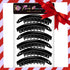 RC ROCHE ORNAMENT 6 Pcs Banana Hair Clip – Thick Hair Clincher Combs for Women, Medium Black