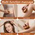 Sibba Wooden Scalp Massager Bamboo Brush Hair Massager Brush for Hair Growth Head Gua Sha Brushes, Portable Head