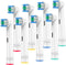 YEOSLL Replacement Toothbrush Heads Compatible with Oral B Braun,8 Pack Professional Electric Brush