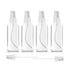 ZEROFIRE 4 Pack 1oz Clear Plastic Spray Bottles, Refillable Mini Spritzer for Travel, Cleaning, Gardening, Skin Care