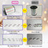 Iridescent White Ribbon 500 Yard, 5mm Curling Ribbon for Wrapping, Balloon String, Party Craft Decoration &