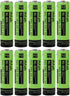iMah 10-Pack AA Rechargeable Batteries 1.2V 1300mAh Ni-MH for Solar Lights, Garden Lamps, Remotes, Mice