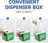 Pets,2 200 Count Small Trash Bags with Handles - Ocean Plastic Upcycling - Plastic Garbage Bags, Can Bin & Waste Basket