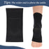 Hpmjz 2 PCS Achilles Tendon Heel Protector Ankle Support Sock Open Toe ompression Sock Compression Padded Sleeve Socks